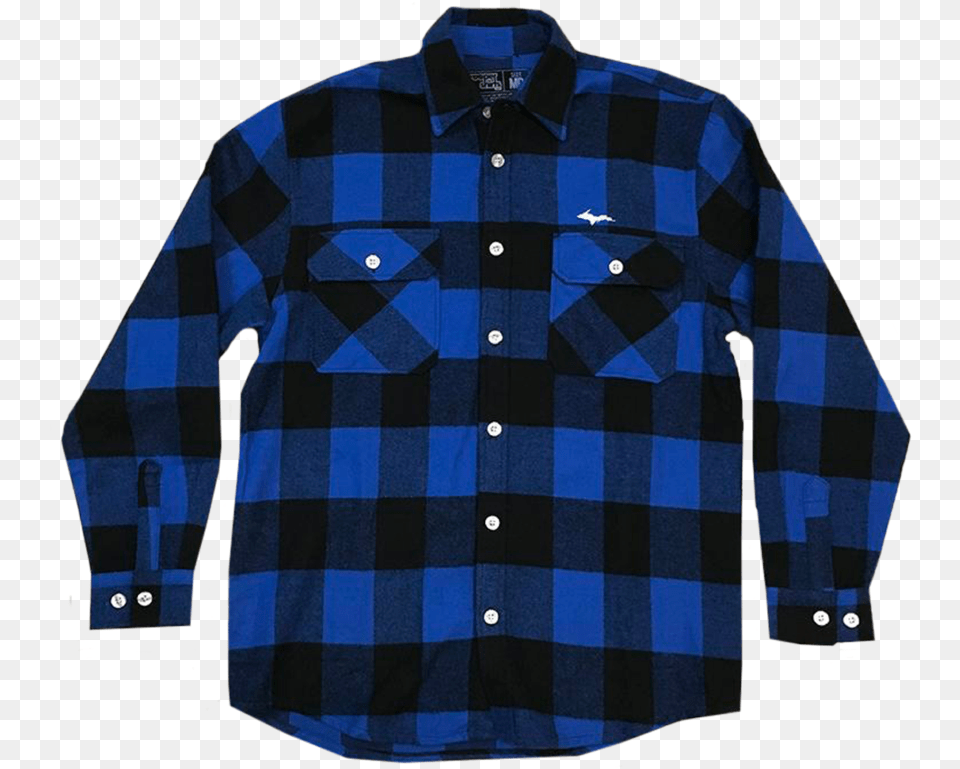 Silhouettequot Blue Buffalo Plaid Extra Heavyweight Flannel, Clothing, Dress Shirt, Long Sleeve, Shirt Free Png Download