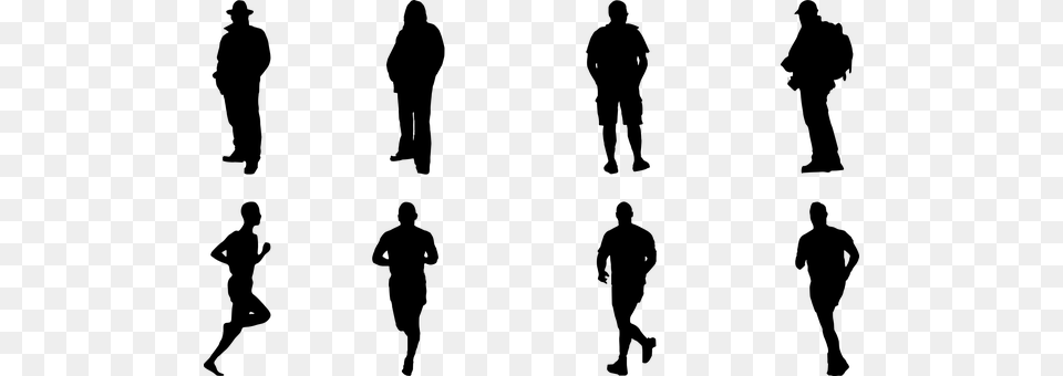Silhouettes Gray Png