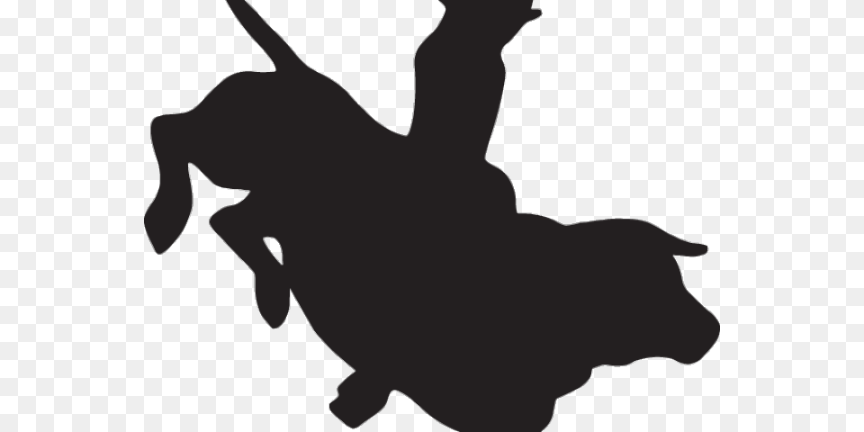 Silhouettes Clipart Bronc Rider, Silhouette, Person Png Image