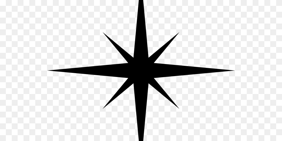 Silhouettes Clipart Christmas Star Red Las Vegas Sign Transparent, Gray Png Image