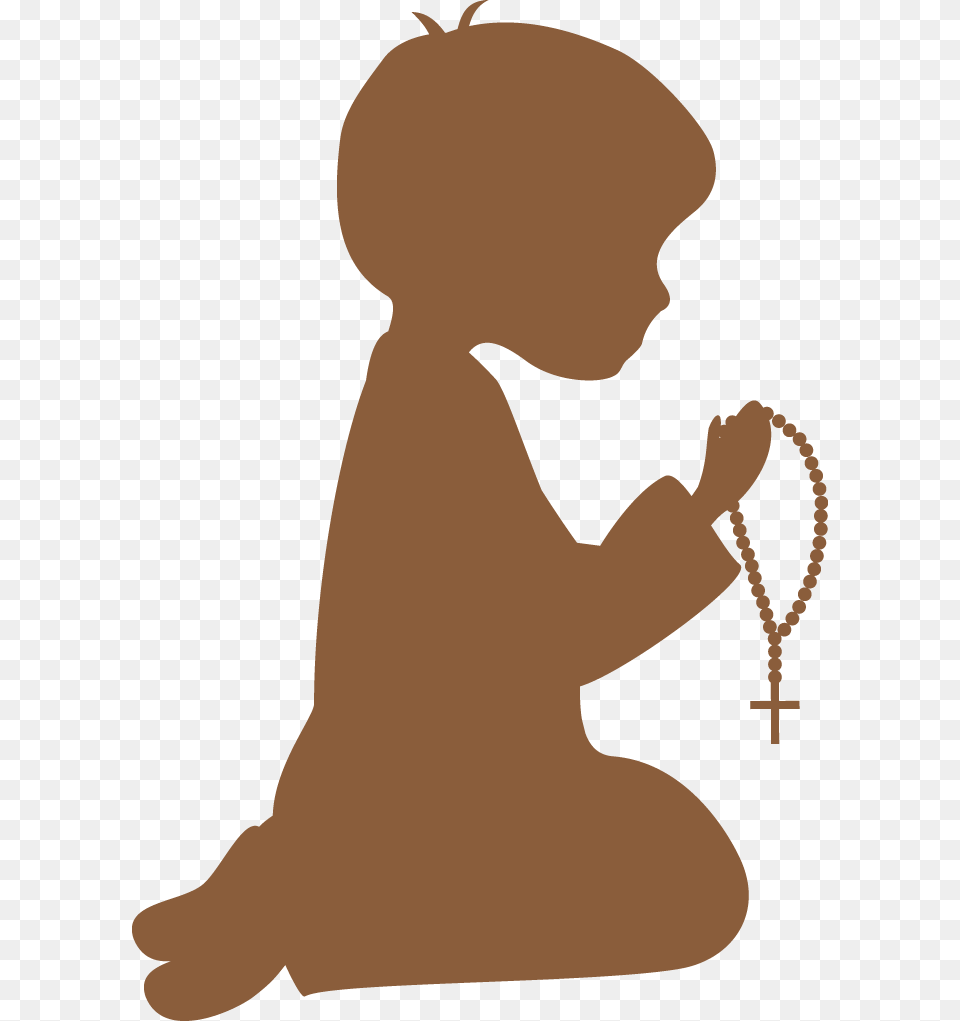 Silhouettes Communion Clipart, Kneeling, Person, Prayer, Accessories Png Image