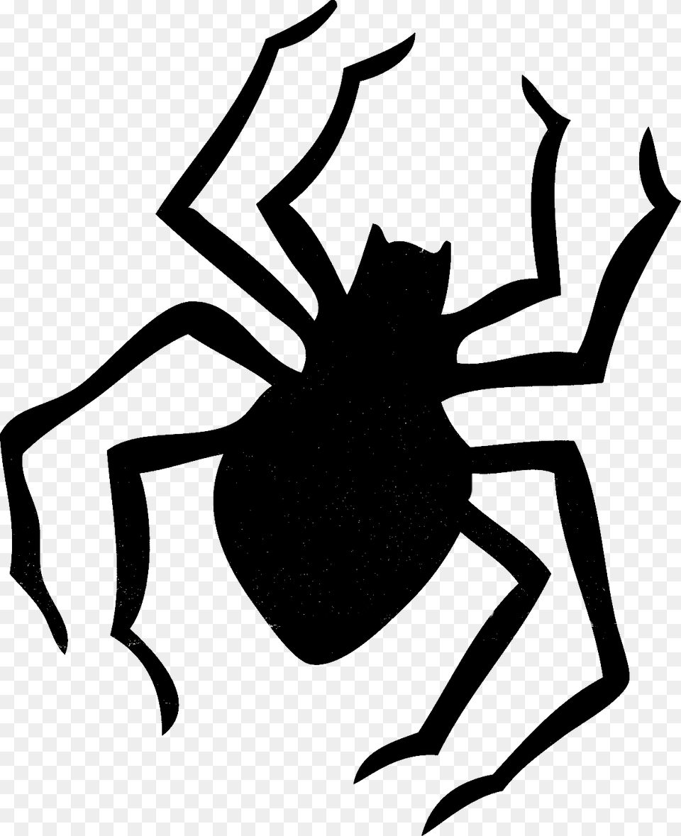 Silhouettes Per Halloween, Animal, Invertebrate, Spider, Bow Png Image