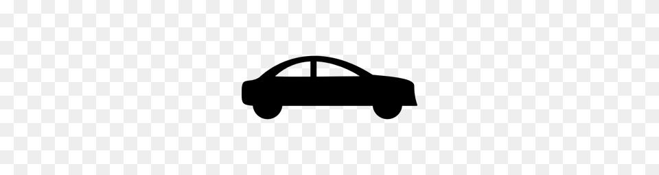 Silhouettes Side View Car Silhouette Black Sedan, Gray Free Png Download