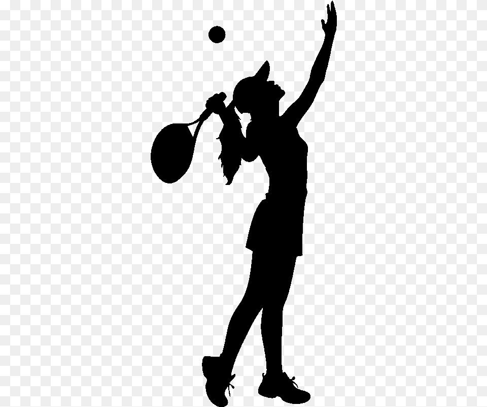 Silhouettes Tennis, Gray Png