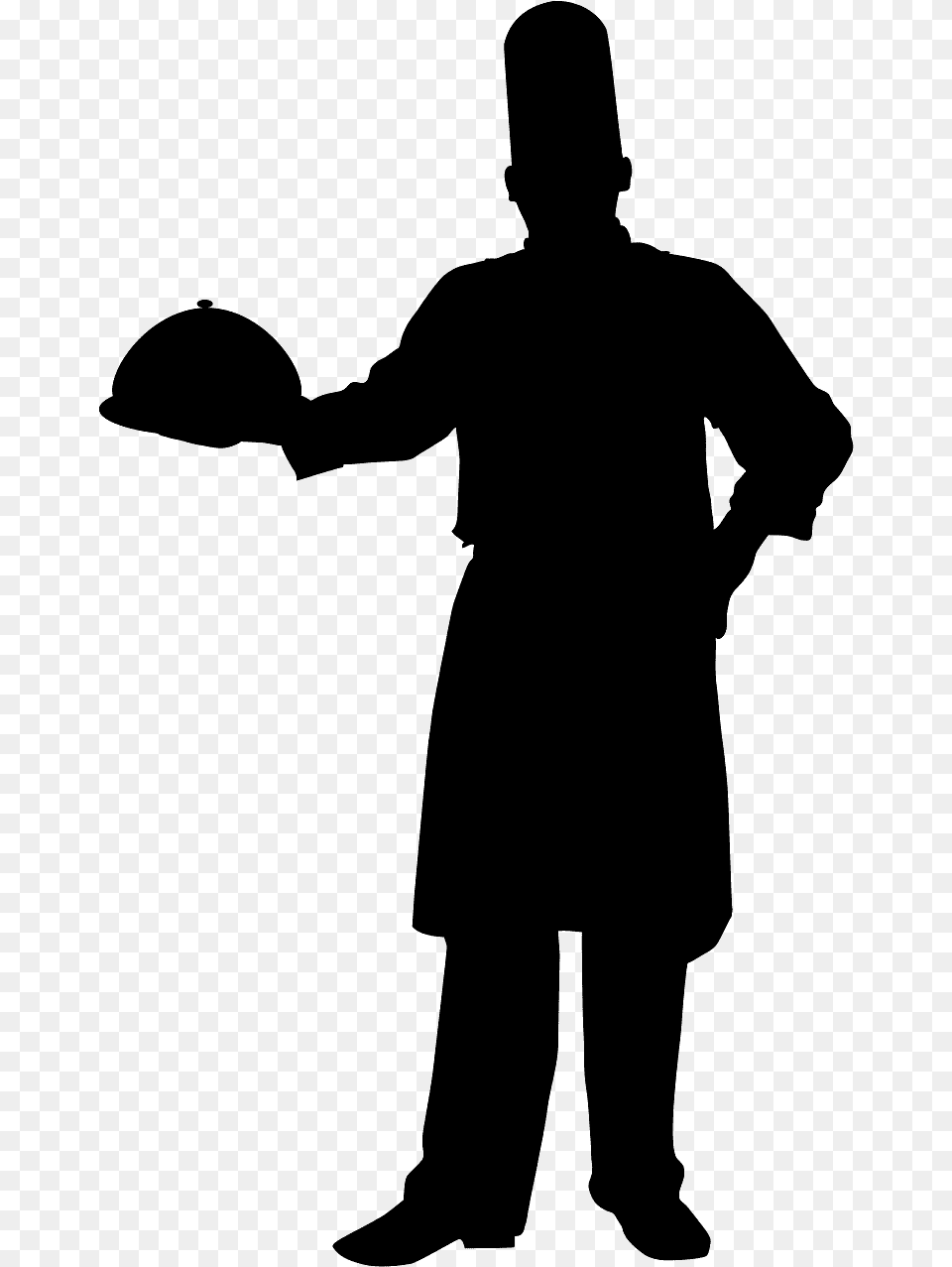 Silhueta De Chef, Gray Free Transparent Png