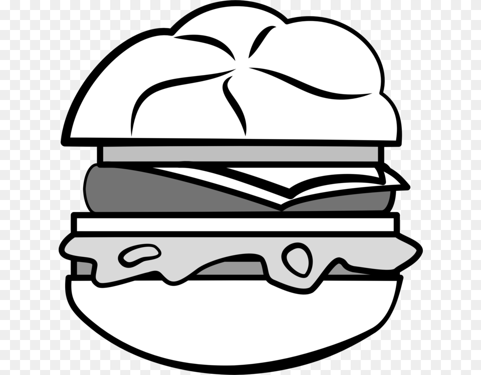 Silhueta De Hamburguer, Stencil, Book, Publication Png Image