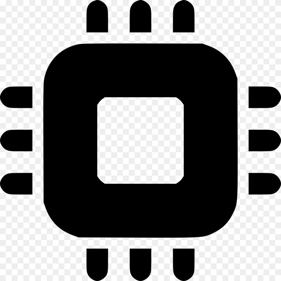 Silicone Chip Icon Download, Electronics, Adapter, Hardware Free Png