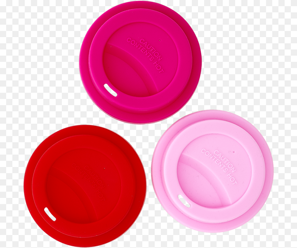 Silicone Cup Lid Pink, Plate Free Png Download