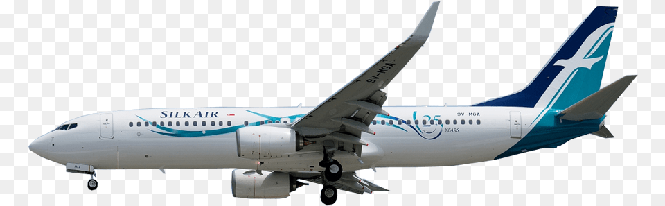 Silk Air Bangkok Airways Plane, Aircraft, Airliner, Airplane, Transportation Free Png Download