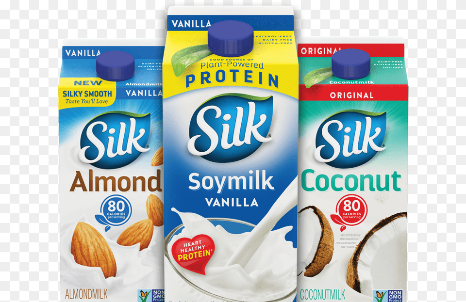 Silk Allergen Safety Food Almond Silk Milk, Produce, Fruit, Plant, Dairy Free Transparent Png