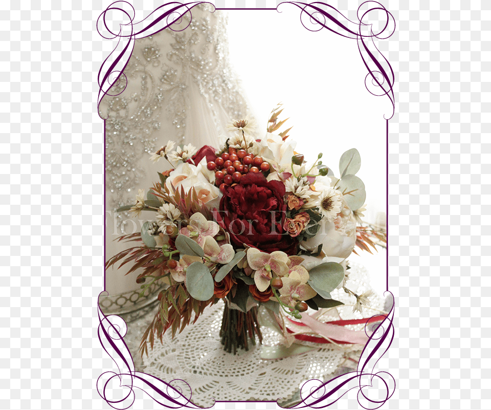 Silk Artificial Autumn Fall Wedding Bridal Bouquet Navy Mauve Dust Pink, Flower Bouquet, Graphics, Flower Arrangement, Flower Png