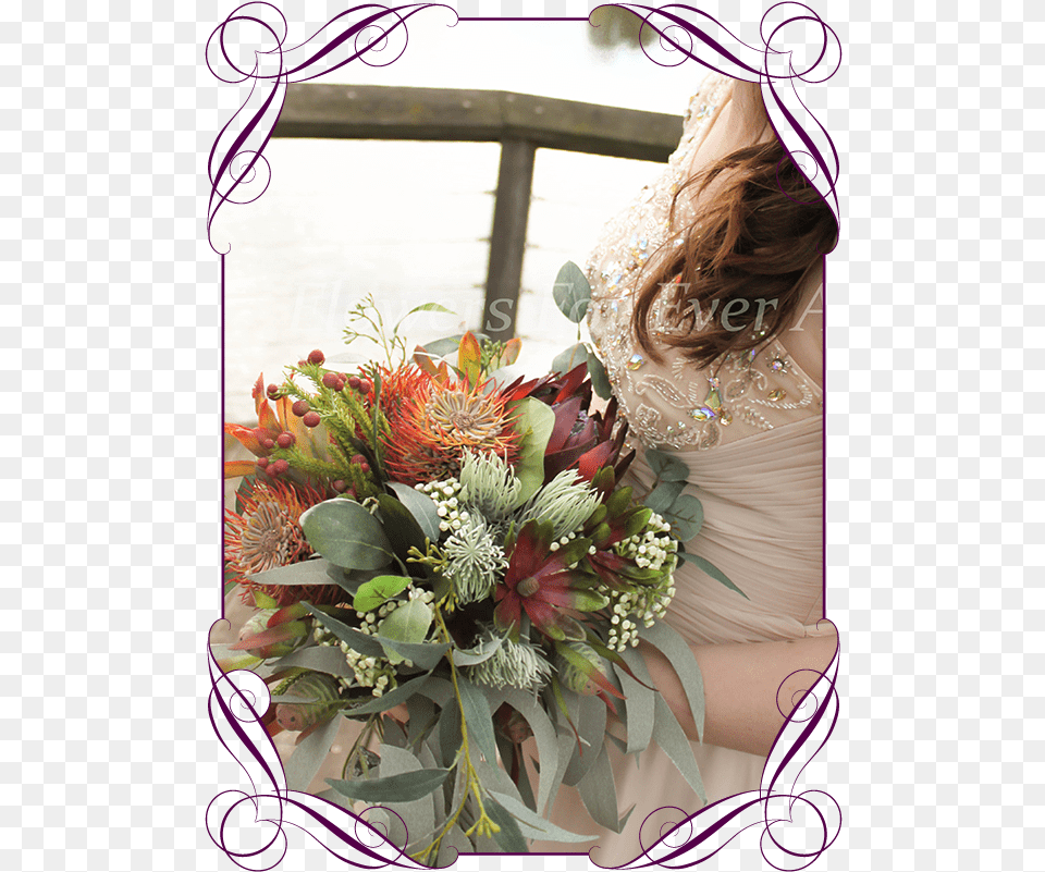 Silk Artificial Faux Australian Native Bridal Bouquet Bouquet, Flower Bouquet, Graphics, Flower Arrangement, Flower Free Png