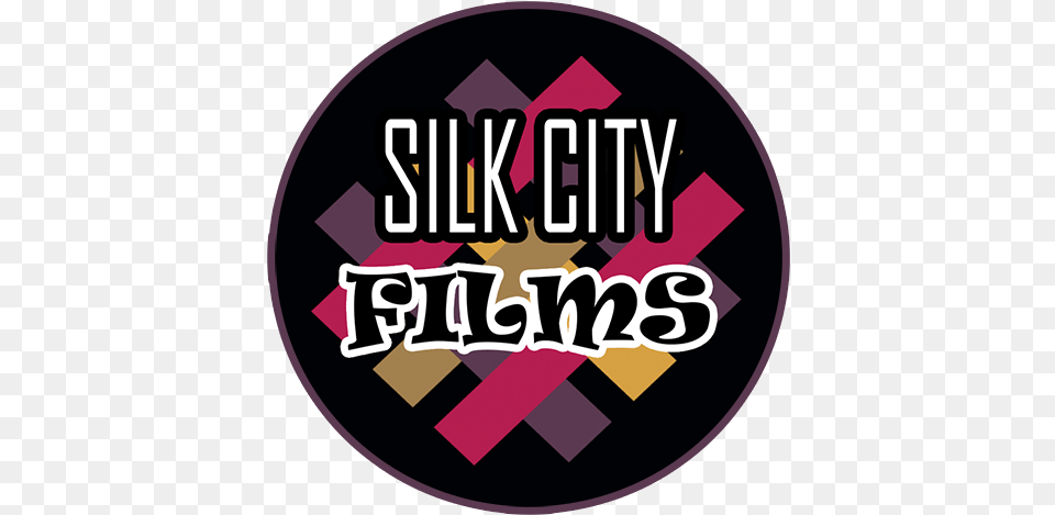 Silk City Films Euston Square Tube Station, Sticker, Purple, Logo Free Transparent Png