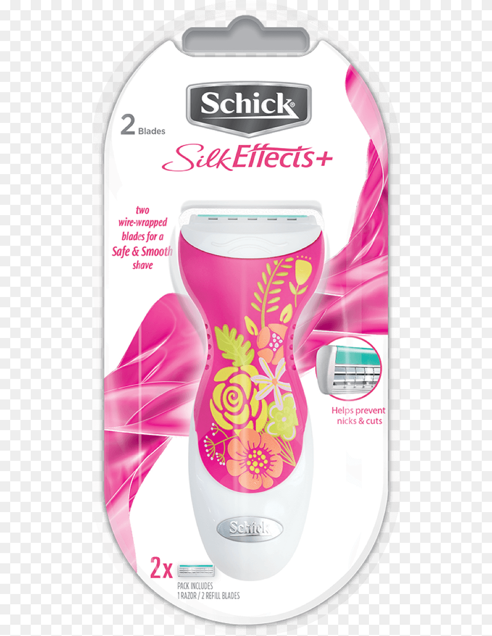 Silk Effects Razor Schick Shaver Women, Bottle, Can, Tin Free Png Download