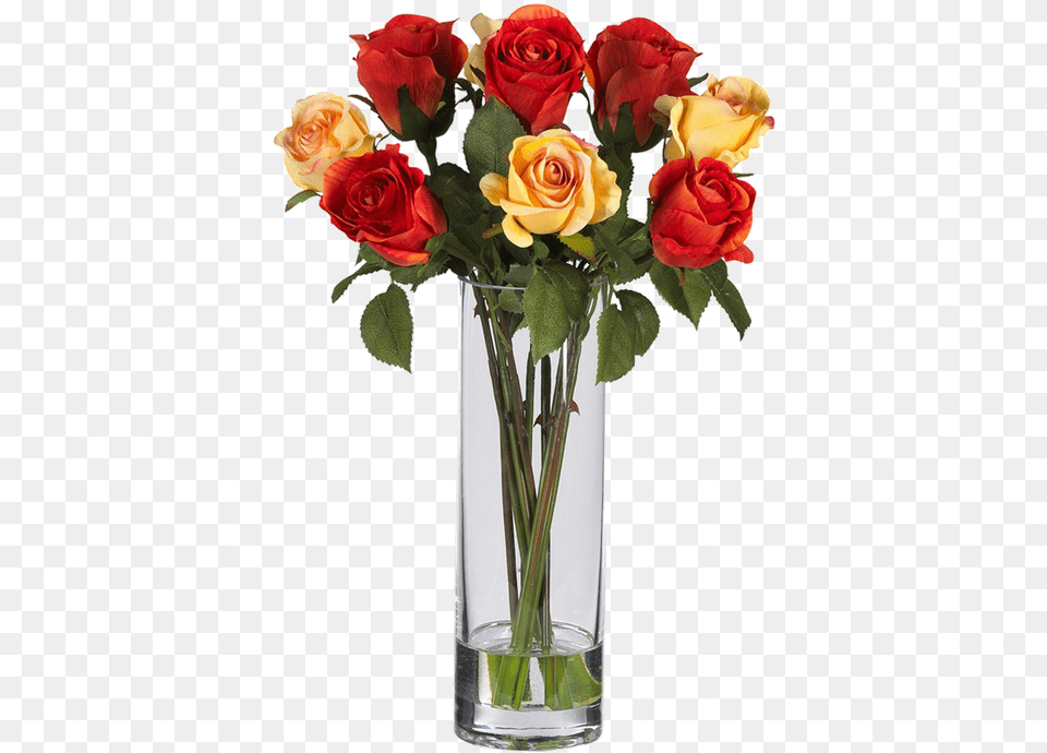 Silk Flower Arrangement In A Vase, Flower Arrangement, Flower Bouquet, Jar, Plant Free Transparent Png