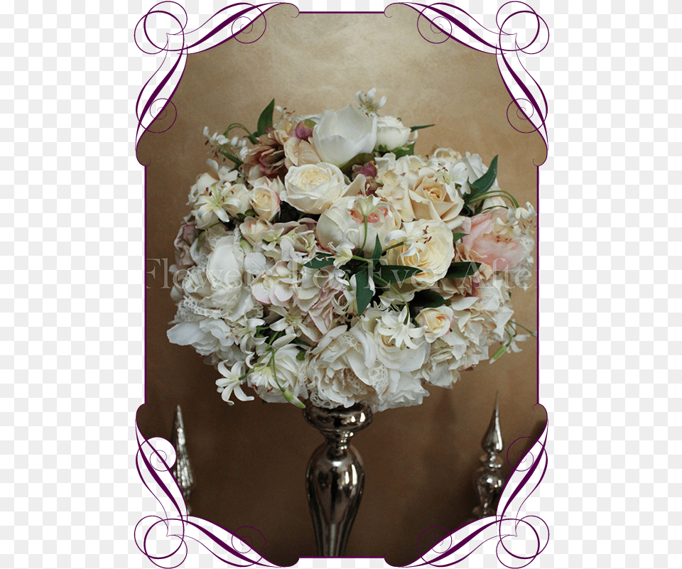 Silk Flower Wedding Vine Pastel Flower Dome Table Centerpiece Silver, Art, Floral Design, Flower Arrangement, Flower Bouquet Png