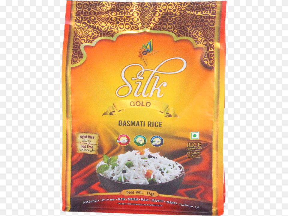 Silk Gold Basmati Rice 1 Kg Trophy Basmati Rice, Food, Noodle, Produce Free Png Download