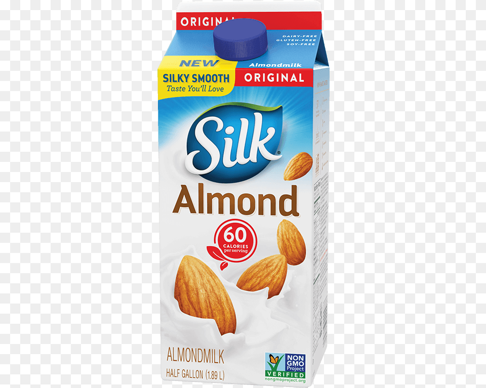 Silk Original Almondmilk Silk Almond Milk, Food, Grain, Seed, Produce Free Png Download