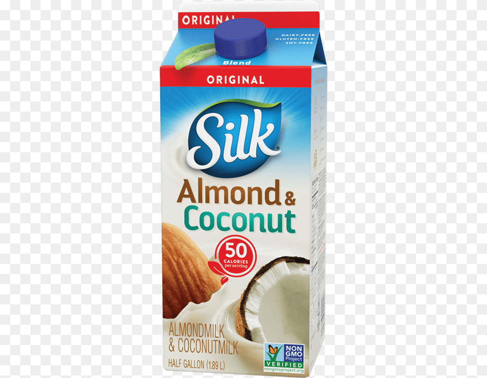 Silk Original Blend Almondmilk Amp Coconutmilk Silk Almond And Coconut Milk, Food, Fruit, Produce, Plant Free Png Download