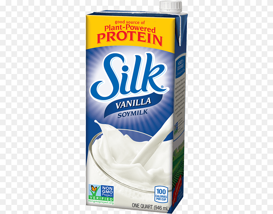 Silk Shelf Stable Vanilla Soymilk Blue Soy Milk Silk Free Png Download