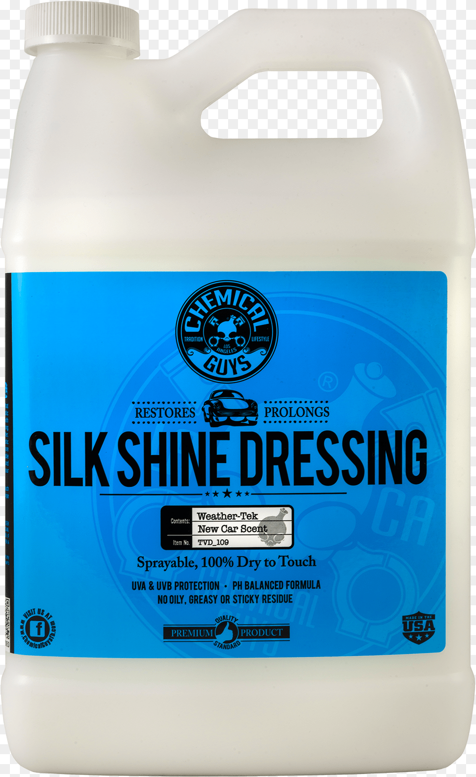 Silk Shine Vinyl Rubber Plastic Satin Protectant Chemical Guys Silk Shine Dressing, Bottle, Can, Tin Free Png Download