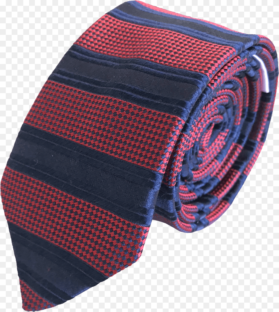 Silk Skinny Tie With Equally Spaced Stripes In Red Paisley, Accessories, Formal Wear, Necktie, Diaper Png