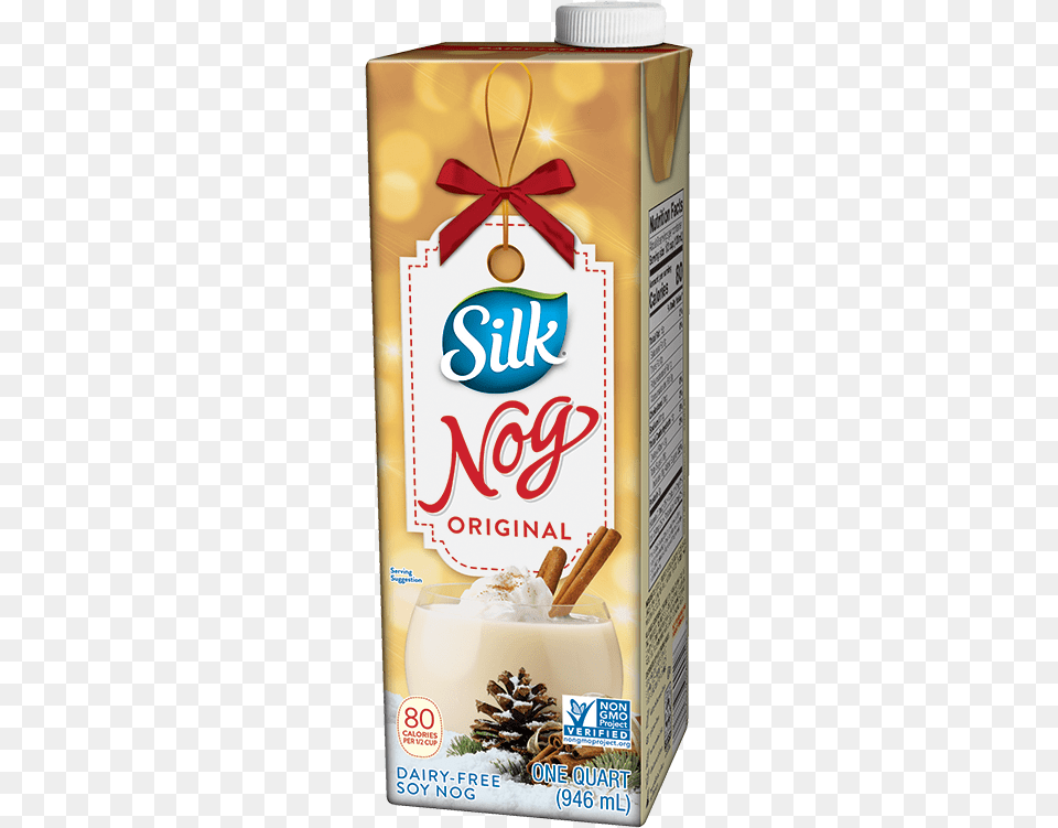 Silk Soy Dairy Free Nog Silk Nog, Beverage, Milk, Food Png