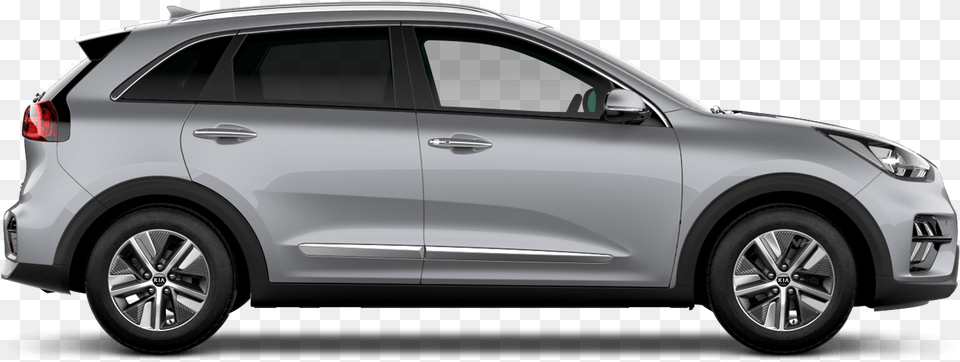 Silky Silver New Kia Niro Plug In Hybrid Chevy Spark Side View, Car, Vehicle, Transportation, Suv Free Png Download