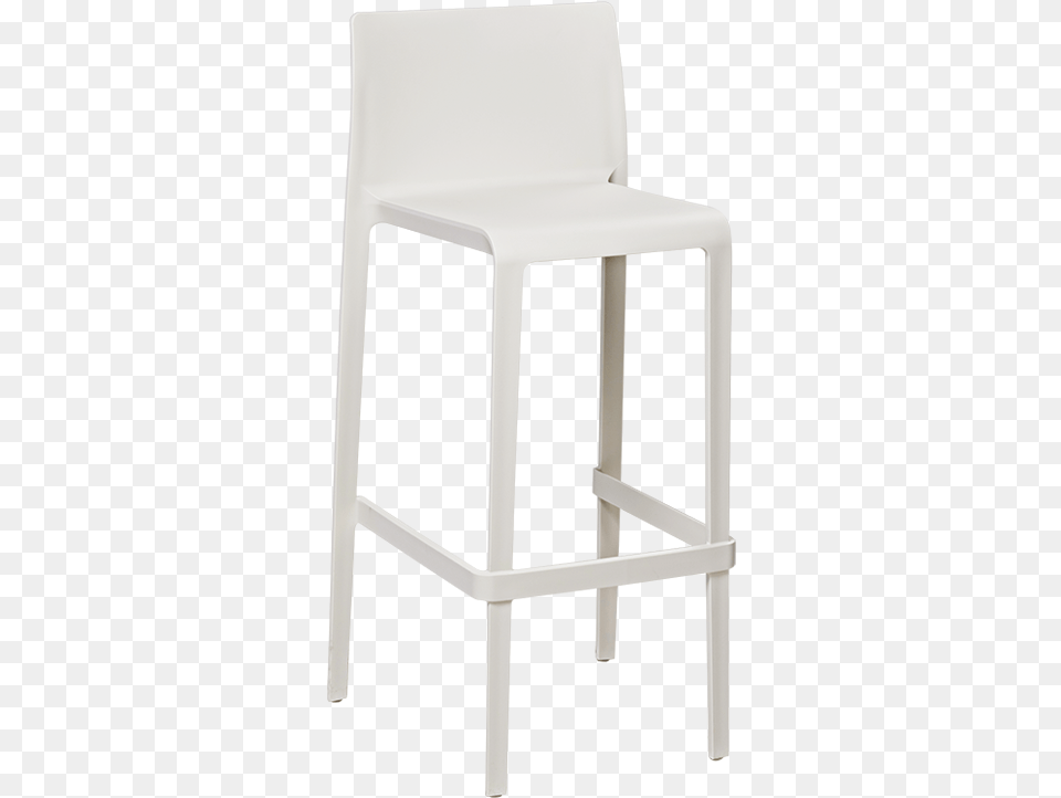 Silla Alta Blanca, Bar Stool, Furniture, Chair Free Png