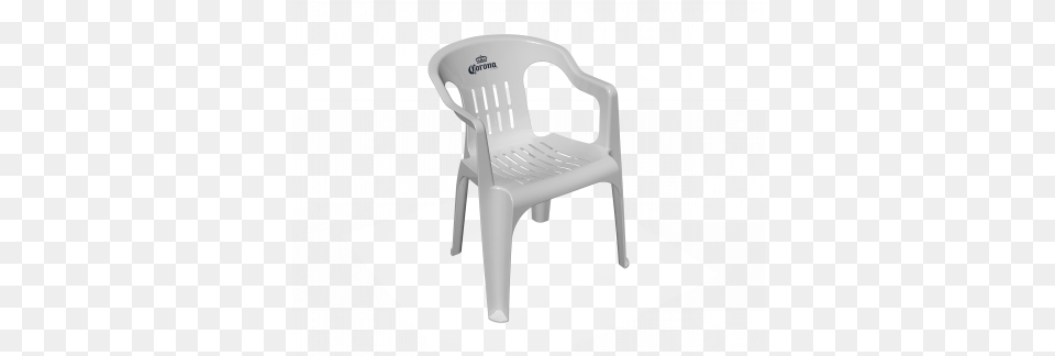 Silla Monoblock Corona Blanca Chair, Furniture, Armchair Png