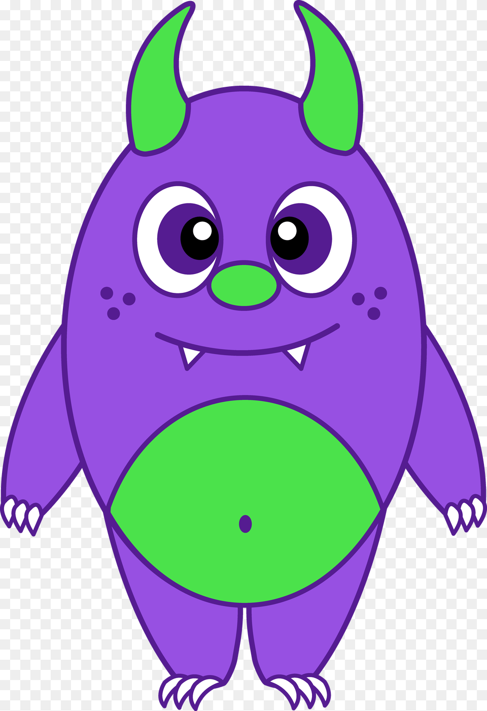 Silly Little Purple Monster, Animal, Fish, Sea Life, Shark Png Image