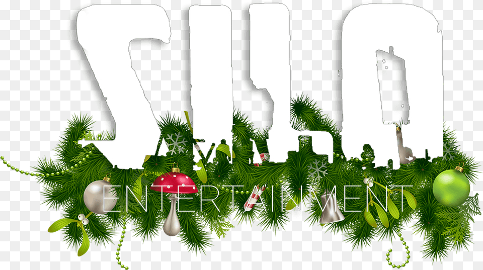 Silo Entertainment Christmas Borders Clipart, Green, Plant, Tree, Grass Free Transparent Png