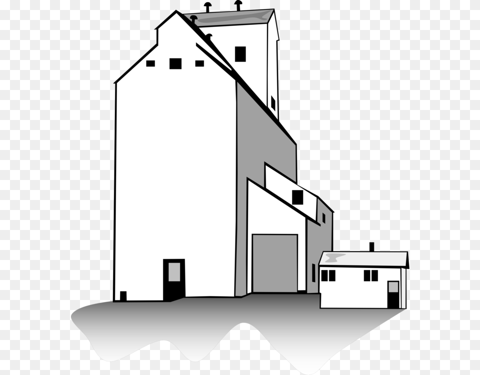 Silo Grain Elevator Building, Nature, Outdoors, Architecture, Factory Free Transparent Png