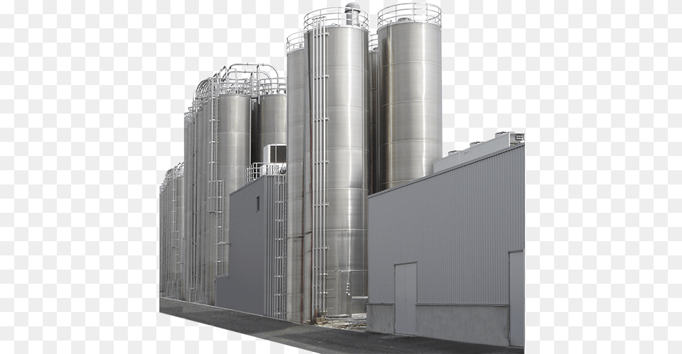 Silo Group Silos, Architecture, Building, Factory, Brewery Free Png