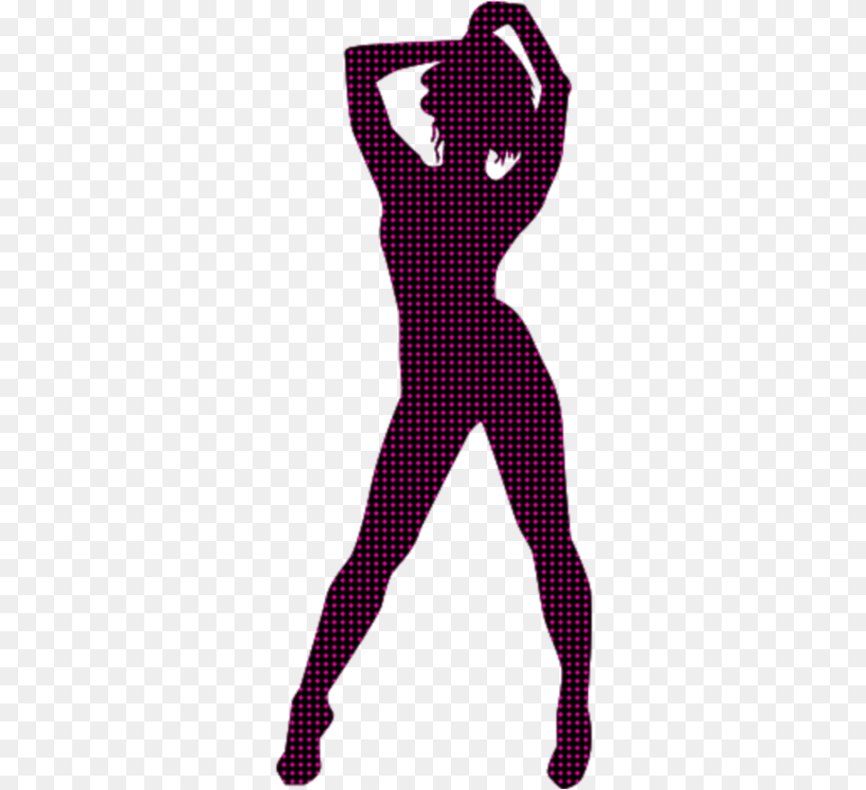Silohuette Girl Stripper Illustration, Purple, Person, Silhouette, Dancing Free Transparent Png