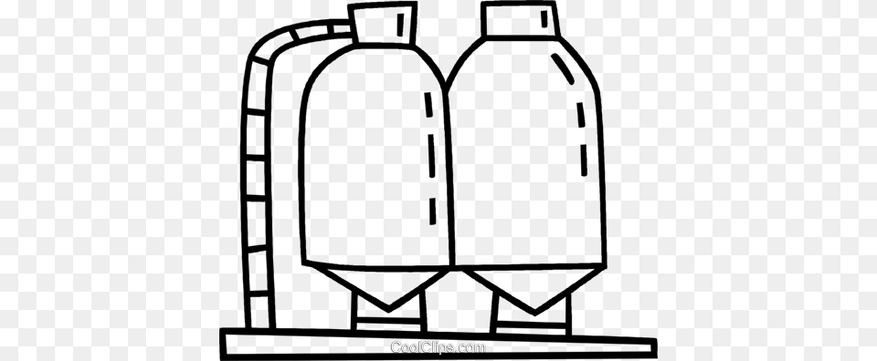 Silos Royalty Vector Clip Art Illustration, Bag, Architecture, Building, Factory Free Png Download