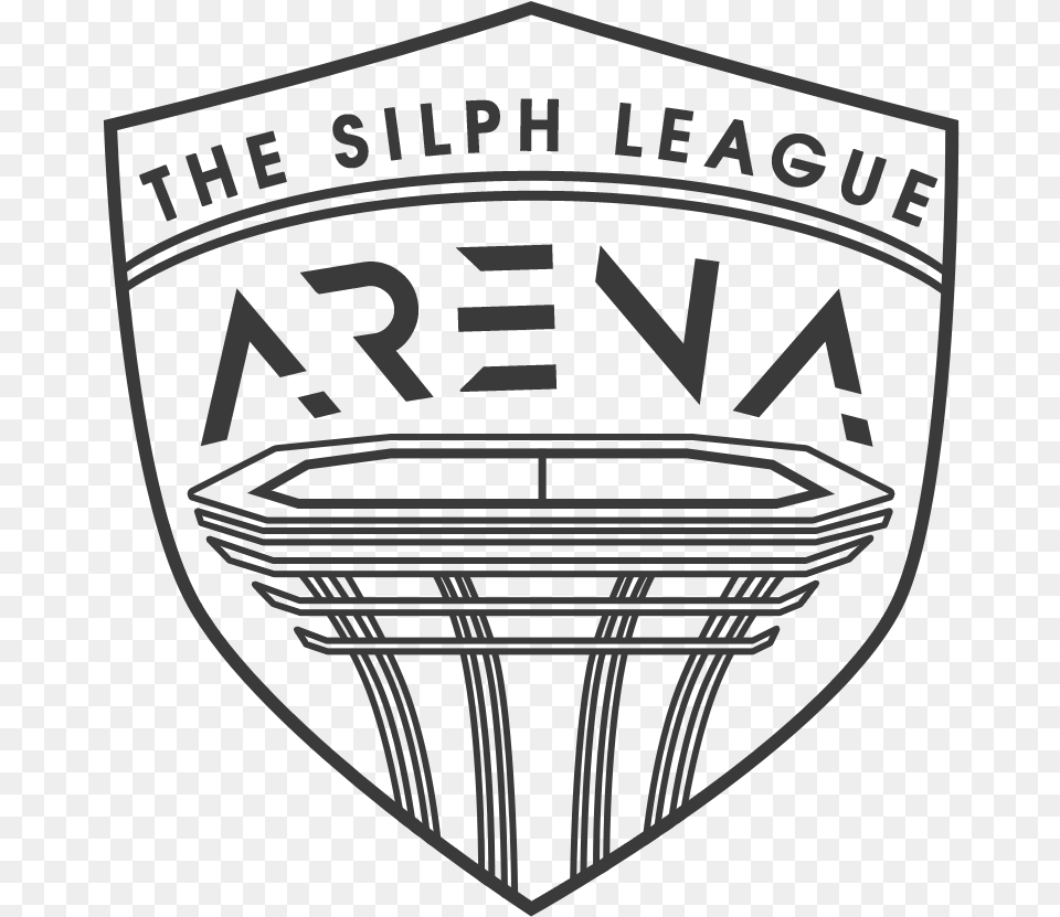 Silph League Arena Logo, Symbol, Badge, Emblem, Blackboard Free Png