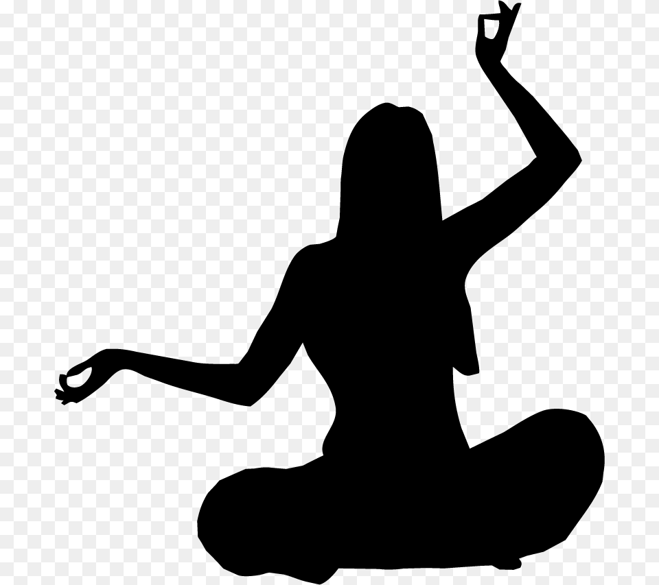 Siluet Devushki S Podnyatimi Rukami, Silhouette, Adult, Female, Person Free Png Download