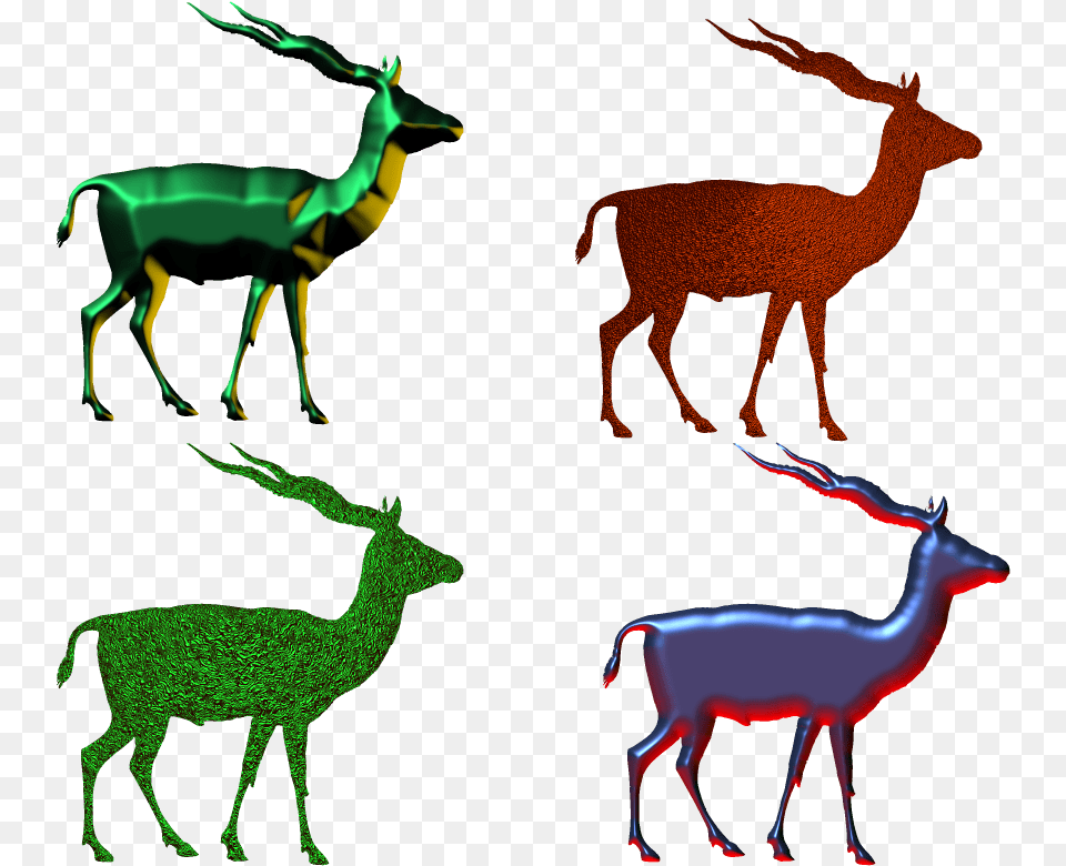 Silueta De Antilope, Animal, Antelope, Deer, Impala Free Png Download