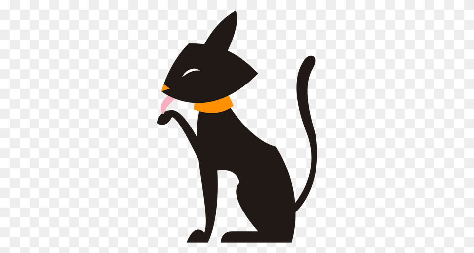 Silueta De Gato Negro De, Animal, Cat, Egyptian Cat, Mammal Free Png