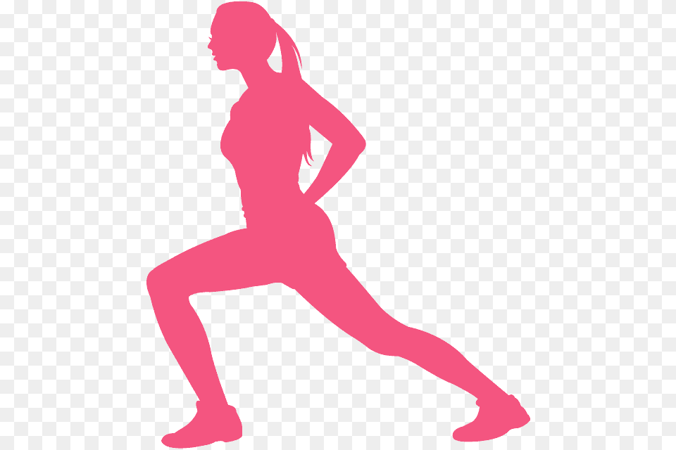 Silueta De Mujer Haciendo Ejercicio, Adult, Female, Person, Woman Png Image