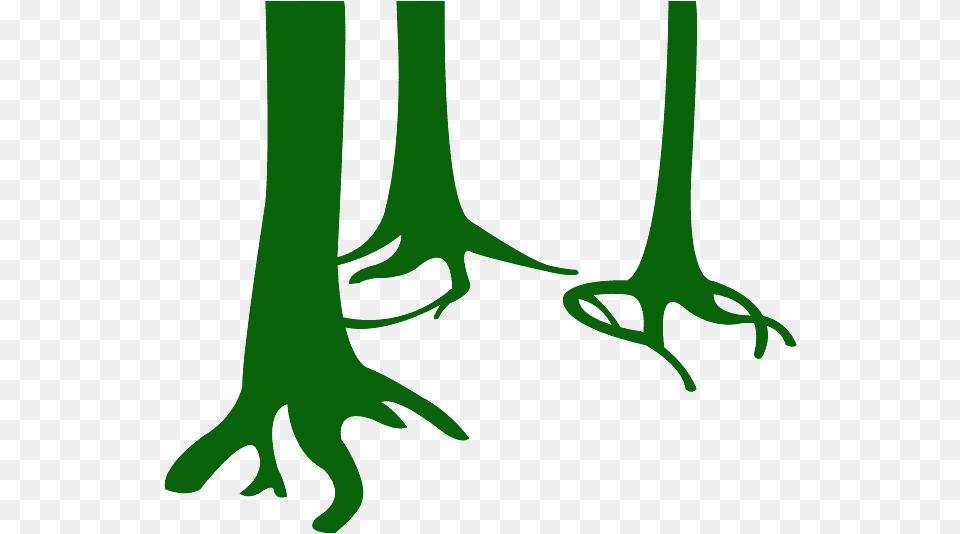 Silueta De Troncos De Arbol, Plant, Root, Person Png Image