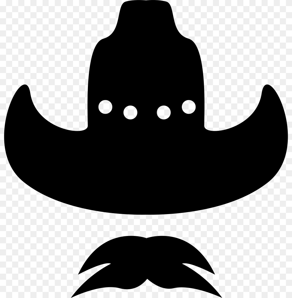 Silueta De Vaquero, Clothing, Cowboy Hat, Hat Png Image