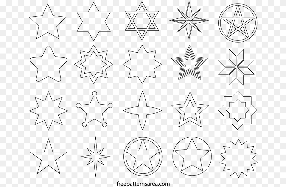 Silueta Estrella De David, Star Symbol, Symbol Free Png Download