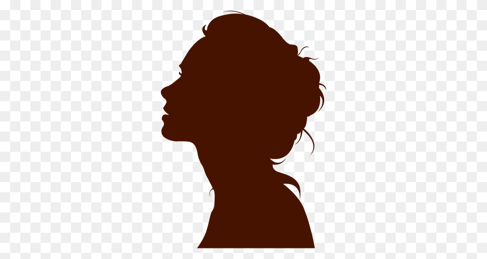 Silueta Mujer Image, Silhouette, Body Part, Face, Head Free Png Download