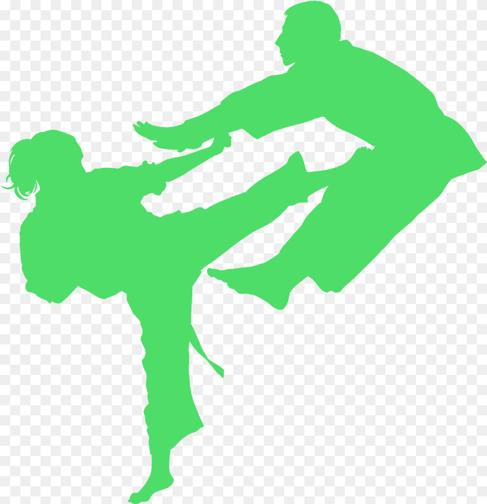 Siluetas De Karate, Kicking, Person, Adult, Male Free Png