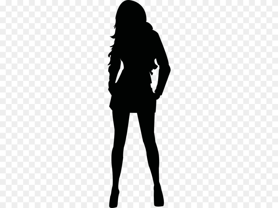 Siluetas De Mujer, Silhouette, Clothing, Long Sleeve, Sleeve Png