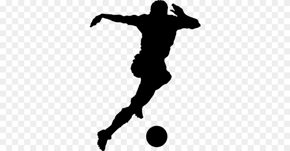 Siluety Muzhchin Shadow Soccer Players Black, Nature, Night, Outdoors, Astronomy Free Png Download