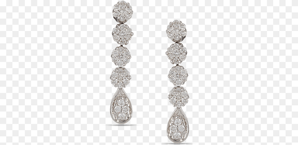 Silver, Accessories, Diamond, Earring, Gemstone Png Image