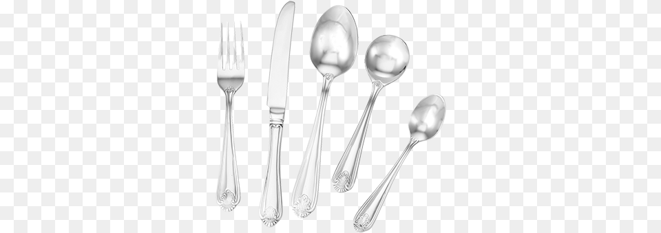 Silver, Cutlery, Fork, Spoon, Blade Png
